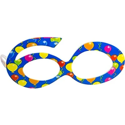 Afbeelding van Folat Feestbril 60 Blauw One size