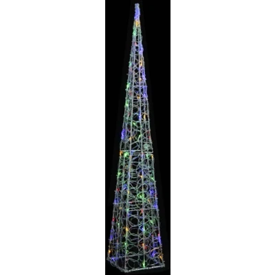 Afbeelding van Lichtkegel decoratief LED 120 cm acryl meerkleurig