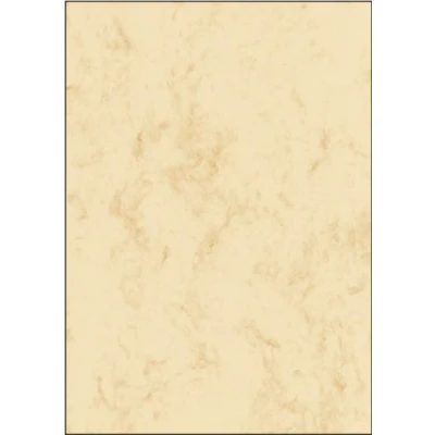 Afbeelding van SIGEL DP397 gemarmerd karton/papier beige, A4, 50 vellen, motief aan beide zijden, 200 g meer kleuren
