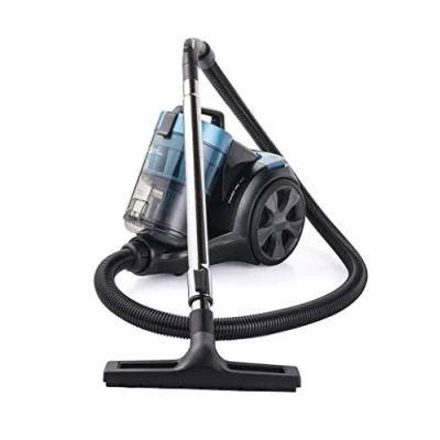 Afbeelding van Bestron Stofzuiger zonder zak, inclusief multi cycloontechniek en HEPA 13 Filter, met traploze zuigkrachtregeling &amp; 4 delige accessoirepakket, 9m actieradius, 700 Watt, kleur: zwart/blauw