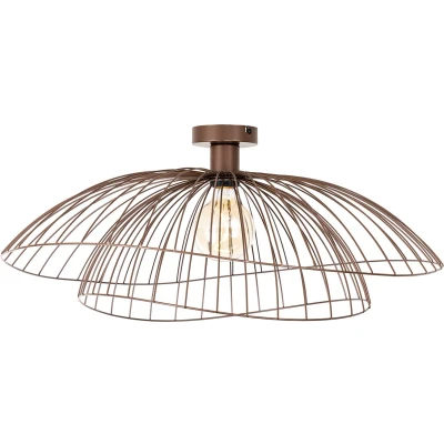 Afbeelding van QAZQA Design plafondlamp brons 45 cm Pua