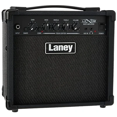 Afbeelding van Laney LXB serie LX15B — Comboversterker voor basgitaar 15 W 2 x 5 inch woofers