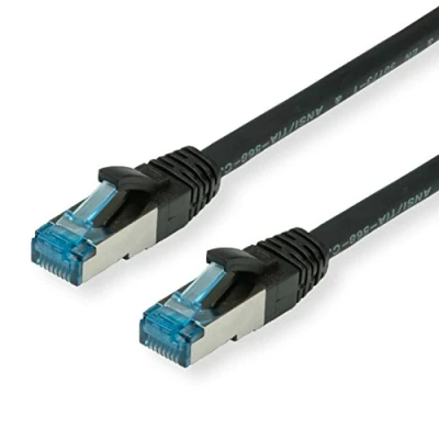 Afbeelding van VALUE Patchkabel Kat.6A (Class EA) S/FTP (PiMF), LSOH, zwart, 3 m