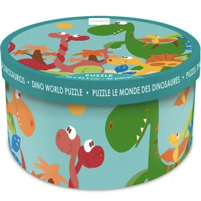Afbeelding van Scratch Puzzel, Dino Wereld, 40 stuks