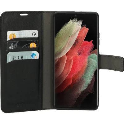 Afbeelding van Mobiparts Classic Wallet Case Samsung Galaxy S21 Ultra Black