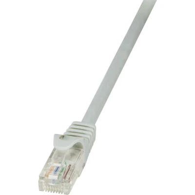 Afbeelding van LogiLink CP1102U RJ45 Netwerkkabel, patchkabel CAT 5e U/UTP 15.00 m Grijs 1 stuk(s)