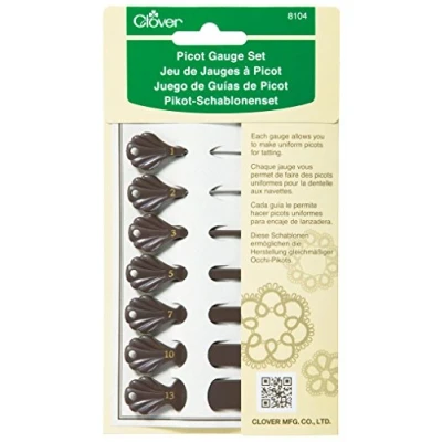 Afbeelding van CLOVER Picot Gauge Set, Metaal, Multi Colour,18,5x5x11 cm