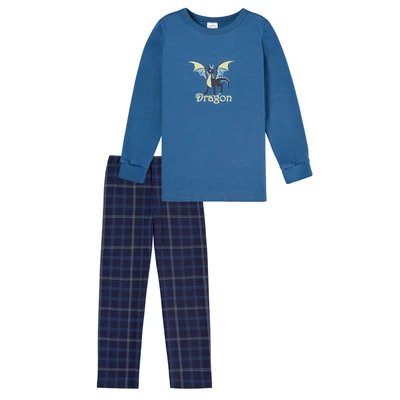 Afbeelding van Schiesser SET Pyjama voor kinderen, Maat: 92, Blau