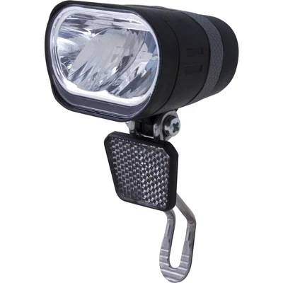 Afbeelding van Spanninga Axendo XDAS 40 koplamp BikeTotaal.nl Zwart