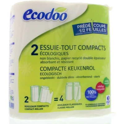 Afbeelding van 3x Ecodoo Keukenrol 2 stuks