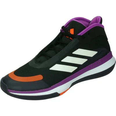 Afbeelding van adidas Performance Bounce Legends Basketbalschoenen, Heren, Maat: 40 2/3, Core black/purple burst/aurora black Textiel/ synthetisch