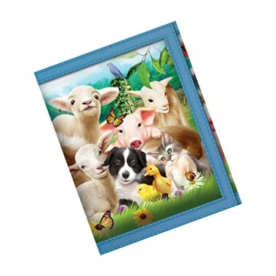 Afbeelding van 3D LiveLife Portemonnees baby boerderijdieren van Deluxebase. schattige portemonnee. Geld, munten, kaarthouder met artwork gelicentieerd door de beroemde kunstenaar Michael Searle