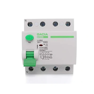 Afbeelding van Aardlekschakelaar verschil met elektriciteit zekeringsschakelaar FI veiligheidsschakelaar RCD RCCB (40A 4P 30mA 10kA type A)
