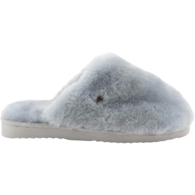 Afbeelding van Warmbat Australia Mungo Pantoffels, Dames, Maat: 40, Blue Veloursleer
