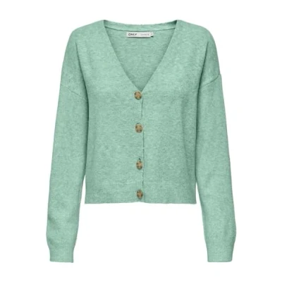 Afbeelding van Only Vest Onlrica Life L/s V neck Cardigan Kn 15340017 Lichen/melange Dames Maat L