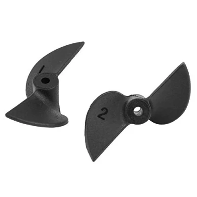 Afbeelding van RC Boot Propellers, CW CCW Nylon 2 Blades Afstandsbediening Onderdelen Schip Propeller voor 2mm As