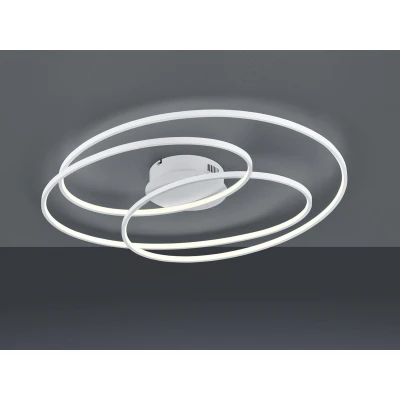 Afbeelding van Trio Leuchten rowin Plafondlamp 1 lichts Ø 800 mm Wit