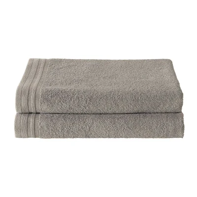 Afbeelding van Douchelakens Imagine Taupe De Witte Lietaer (set van 2) (70 x 140 cm)