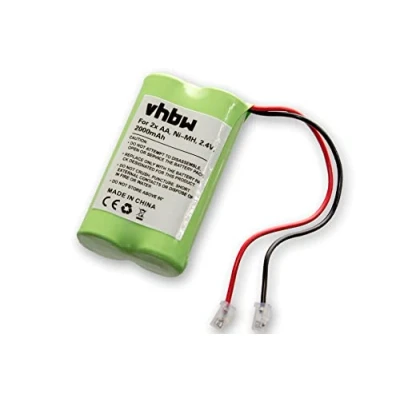 Afbeelding van vhbw NiMH Universal Battery Pack 2000mAh 2.4V 2x AA
