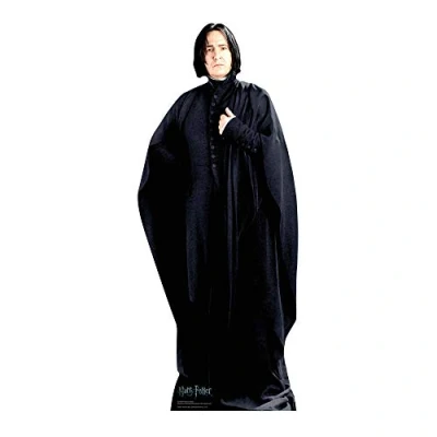 Afbeelding van Uit de officiële Harry Potter Books Star Cutouts Mini kartonnen uitsparing van professor Sneep Alan Rickman 91cm hoog