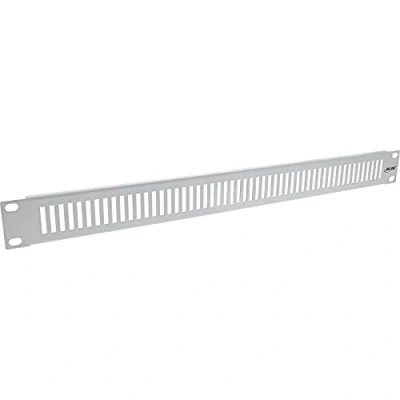 Afbeelding van InLine® 19&quot; blinde plaat geperforeerd, 1HE, RAL 7035 grijs
