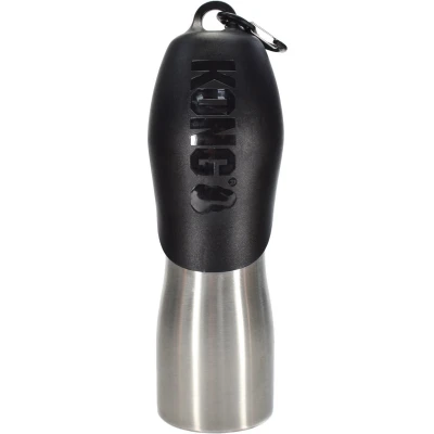 Afbeelding van Kong H2O Drinkfles Rvs Zwart 740 ML (398377)