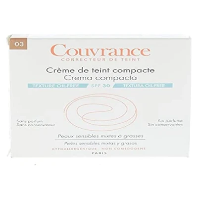 Afbeelding van Avene Couvrance Compact Foundation Cream Matt Sable Effect Nr 3