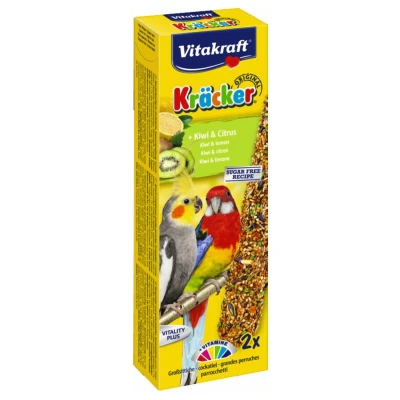 Afbeelding van Vitakraft Valkparkiet Kracker 2 stuks Vogelsnack Kiwi