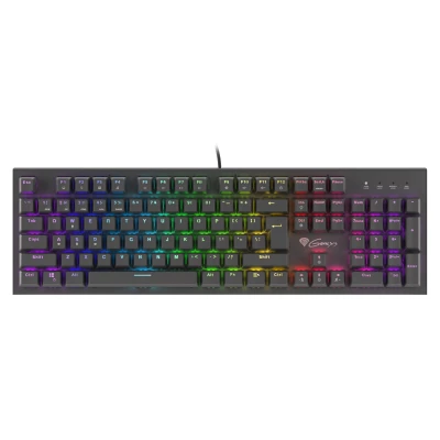 Afbeelding van Gaming Keyboard Genesis NKG 1721 RGB Zwart Qwerty Spaans