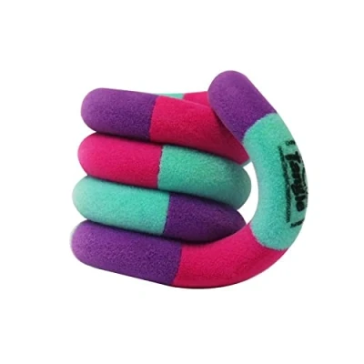 Afbeelding van Tangle Jr. Fuzzies Serie Roze Paars Groen Fidget TO FOCUS Toy voor Kinderen 3+ Draaien Zintuiglijk Speelgoed Geweldig Fijne Motoriek In Officiële Doos..