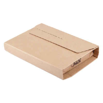 Afbeelding van Wikkelverpakking CleverPack ringb +zelfkl strip bruin 25stuk