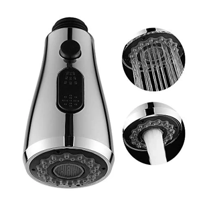 Afbeelding van 2 Standen Uittrekbare Kraan Sproeikop Multifunctionele, Vervangende Kranen voor Keuken, Badkamer, Bad, Wastafel 1/2 &quot;Aansluitingen met Bedieningsknop