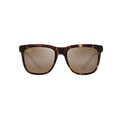 Afbeelding van Maui Jim Pehu gepolariseerde klassieke zonnebril voor heren en dames, Tokyo Tortoise/Hcl Brons gepolariseerd, Medium