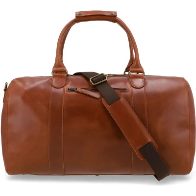 Afbeelding van Buckle &amp; Seam Willow Weekendtas, Dames, Maat: One Size, Cognac