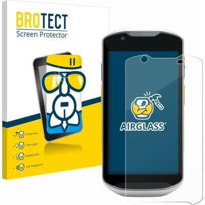 Afbeelding van BROTECT Screenprotector voor Zebra TC57x Folie Beschermfolie Beschermglas transparant