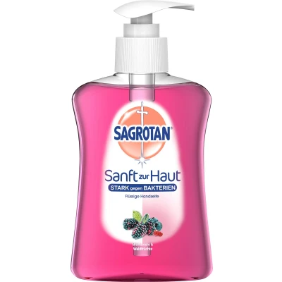 Afbeelding van Sagrotan dettol Vloeibare zeep, zacht voor de huid, bramen &amp; wilde bessen, 250 ml