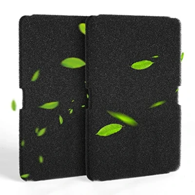 Afbeelding van URAQT Beko 2964840100 droogaccessoires, set van 2 droogfilters 224 x 155 12 mm, basisfilter, sponsfilter, pluisfilter, schuimfilter, filterspons voor warmtepompdrogers