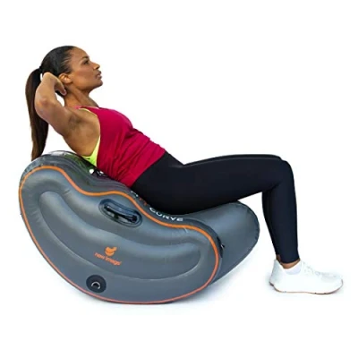 Afbeelding van FITT Curve,opblaasbaar fitness apparaat, multifunctioneel trainen, buikspieren Colour /