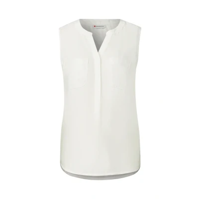 Afbeelding van Street One MIT Brusttaschen Blouse, Dames, Maat: 36, Weiß