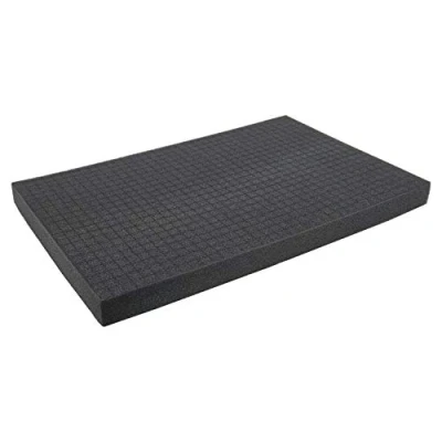 Afbeelding van HMF 1456 40 Rasterschuim, plukschuim, dubbele grootte, kofferinlay, 345 x 550 mm, dikte: mm.