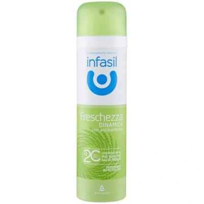 Afbeelding van Infasil Dynamische Frische Deodorant Spray mit Molecola 2C, Betacycloextrin, alkoholfrei und antibakteriell, wirksam bis zu 24 Stunden, 150 ml
