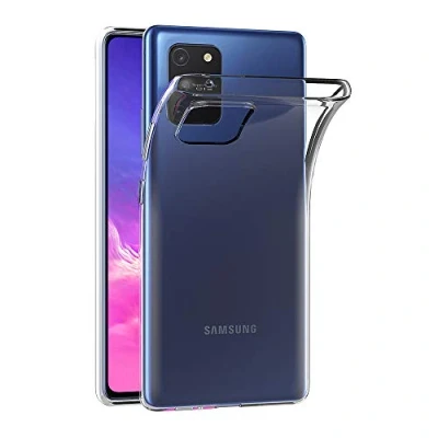 Afbeelding van AICEK Hoesje compatibel voor Samsung Galaxy S10 Lite, transparante siliconen hoes Lite Bumper Covers Clear Case (6,7 inch)