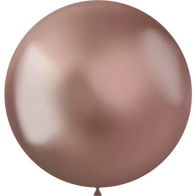 Afbeelding van Ballon intens rose goud metallic XL 48cm 5 stuks
