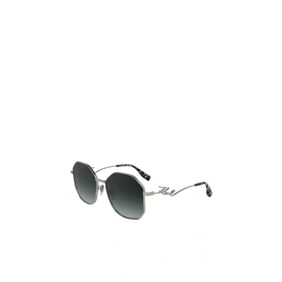 Afbeelding van Karl Lagerfeld Donna KL358S 040 Occhiali da sole Metallo Squadrata Normale