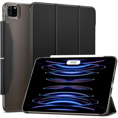 Afbeelding van ESR Ascend Trifold Book Case Geschikt voor Apple iPad Pro 13 (2024) Verstelbare met Sleep/Wake Functie Hoes Penhouder Zwart