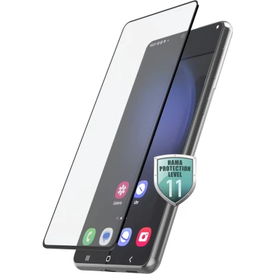 Afbeelding van Hama 3D Full screenprotector geschikt voor Samsung Galaxy S22+ Gehard glas Anti vingerafdrukcoating Helderheid in HD kwaliteit Zwart
