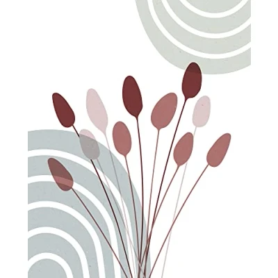 Afbeelding van Komar Artprint Bohemian Cattail Kinderkamer, slaapkamer, woonkamer (1 stuk)