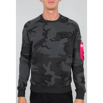 Afbeelding van ALPHA INDUSTRIES Sweater Men Sweatshirts X Fit Sweat Camo