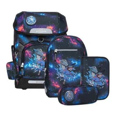 Afbeelding van Schooltasset Beckmann Plus Ninja elements 6dlg(schooltas, tas, gymtas,