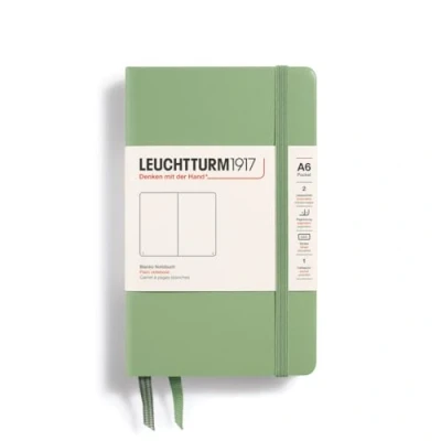 Afbeelding van Leuchtturm Notitieboek A6 Hardcover Sage Blanko